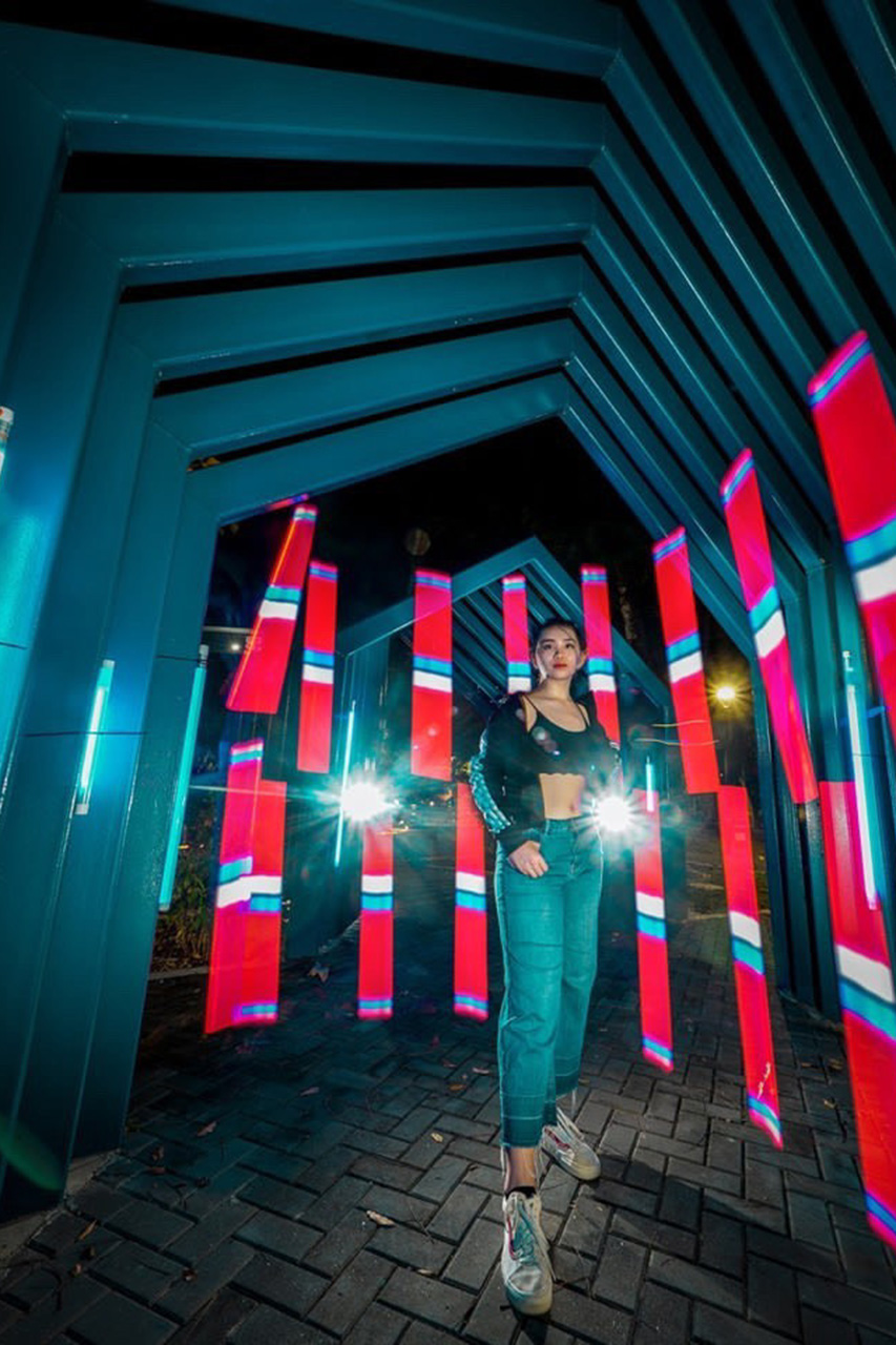 Artistic Indoor Light Painting