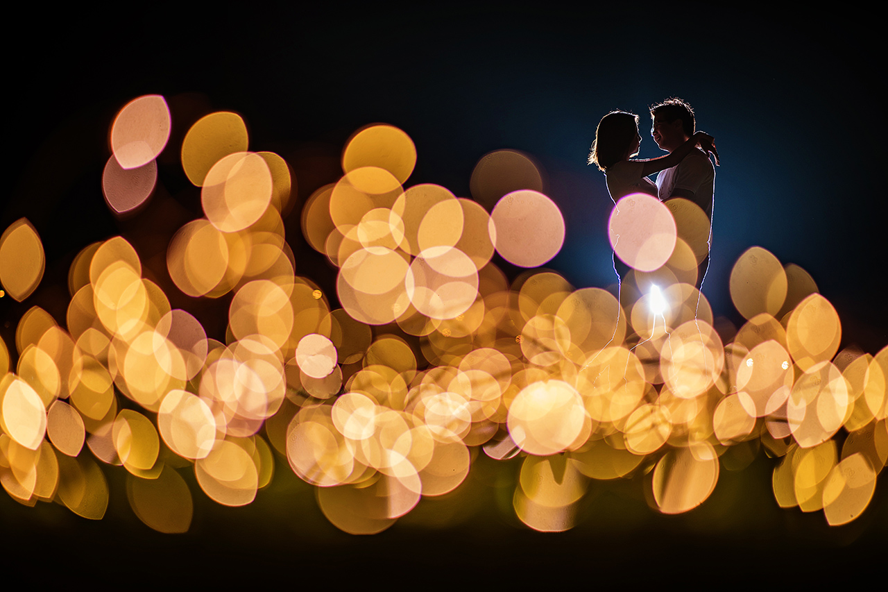 Night Urban Street Portrait with Cole
