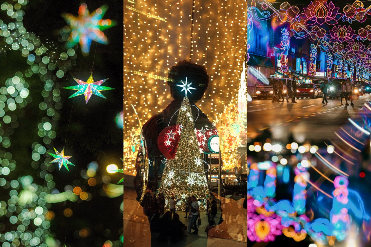 Holiday Glow: Creative Multiple Exposure with Street Lights